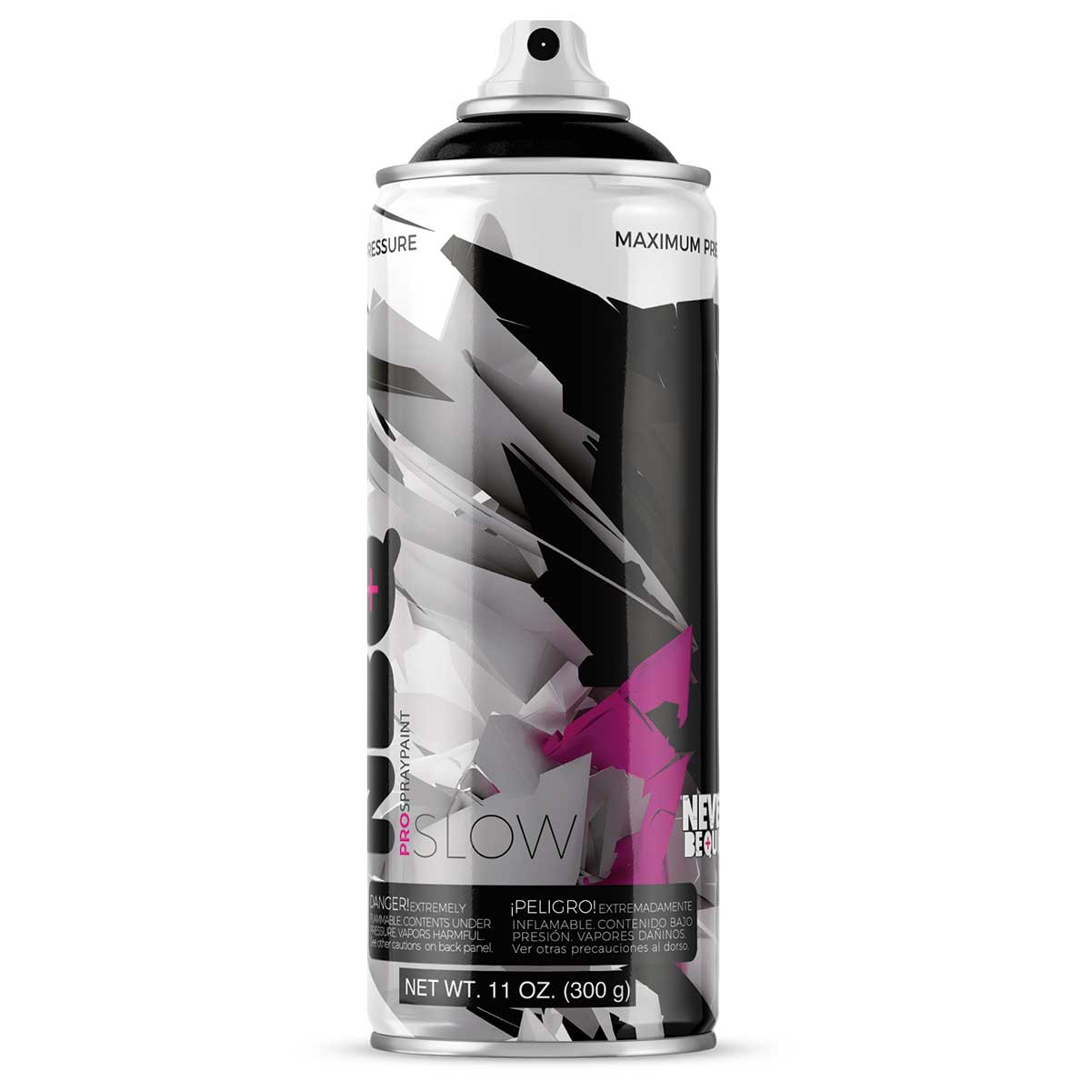 NBQ Slow Pro Spray Paint Transparent 400ml - Matte afwerking 