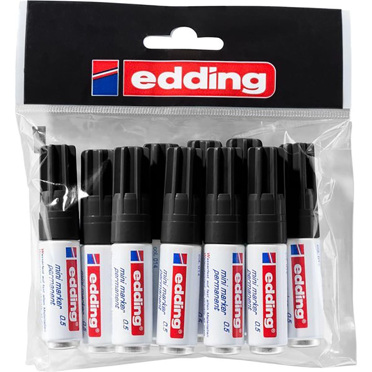 Edding 0,5 mini permanent marker set van 10 