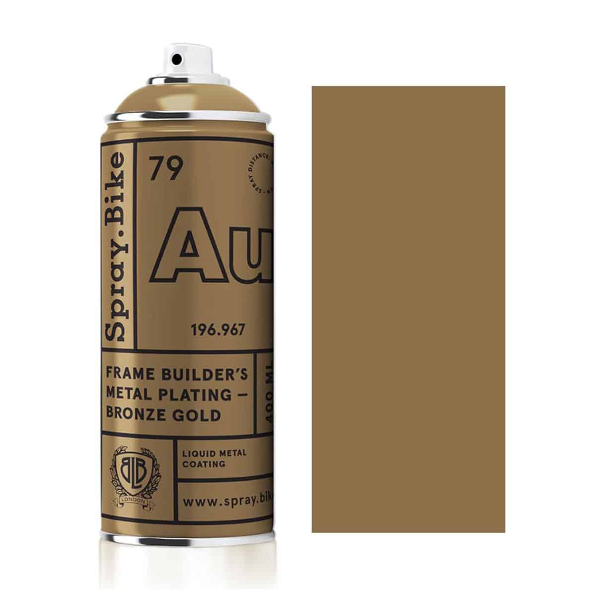 Spray.Bike Frame Builder's Metal Plating - Bronze Gold - 400ml