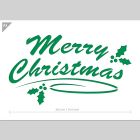 A3 Merry Christmas Sjabloon