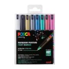 Posca PC1-MR Marker metallic set – 8 stuks