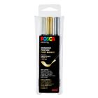 Posca Brush Marker Wit/Goud/Zilver Set – PCF-350