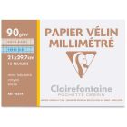 Clairefontaine A4 Velijn Ruitjespapier - 12 stuks