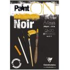 Clairefontaine Paint-ON A4 Blok - Zwart