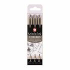 Sakura Pigma Micron Fineliners - Zwart - 3 stuks