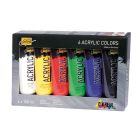 SOLO GOYA Acrylverf Set - 6 stuks 100 ml tubes