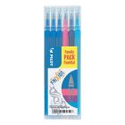 Pilot FriXion Ball - Set van 6 Assorti Vullingen - Medium Tip