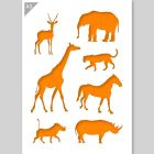 Afrikaanse Dieren Sjabloon - A3 Formaat