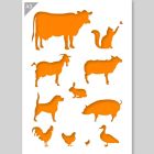 Boerderij Dieren Sjabloon - A3 Formaat