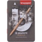 Bruynzeel grafietpotloden set van 12 stuks in blik