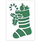 Kerstsok Sjabloon in 3 maten