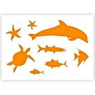 Zeedieren Sjabloon in 3 maten