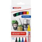 Edding 3000 permanent marker set van 5 basiskleuren