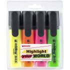 Edding 345 Highlighter set van 4 markeerstiften