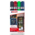 Edding 4095 krijtmarker set van 4 kleuren