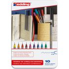 Edding 55 Fineliner - 10 stuks in metalen doos