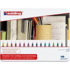 Edding 55 Fineliner - 16 stuks in metalen doos