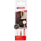 Edding 780 paint marker set van 3 metallic kleuren