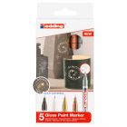 Edding 780 paint marker set van 5 metallic kleuren