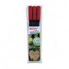 Edding 1255 Kalligrafiepen Rood - 3 stuks Set