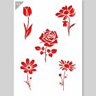 Bloemen Sjabloon - A3 Formaat