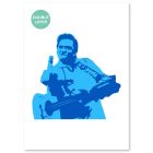Johnny Cash Sjabloon - A3 Formaat - 2 Lagen