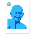 Mahatma Gandhi Sjabloon - A3 Formaat - 2 Lagen