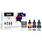 Liquitex Pro Acrylic Ink & Pouring Medium set met 3 diepe kleuren