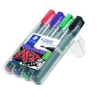 Staedtler Lumocolor ART 352 - permanent marker set van 4