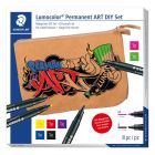 Staedtler Lumocolor ART DIY Pouch set van 7 markers + etui