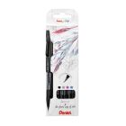 Pentel Brush Pen Sign Artist set van 4