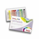 Pentel Oliepastels set van 12 kleuren