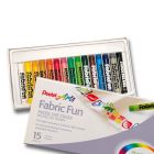 Pentel Textielkrijt set van 15 kleuren