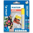 Pilot Pintor verfstiften neon set van 6