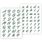 QBIX Lettersjabloon Sierletters in 2 maten