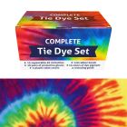 QBIX Tie Dye Set van 15 kleuren - Complete textielverf tie dye kit met elastiek en knijpflesjes