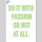 A3 Do it with Passion or Not at All Sjabloon
