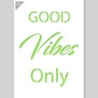 A3 Good Vibes Only Sjabloon