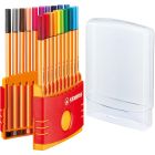STABILO fineliner point 88 ColorParade set van 20