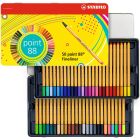 STABILO fineliner point 88 set van 50 in metalen doos