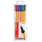 STABILO fineliner point 88 set van 6