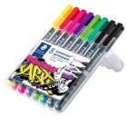 Staedtler Lumocolor ART 31 - permanent marker set van 8