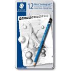 Staedtler Mars Lumograph 100 set van 12 potloden (8B-2H)