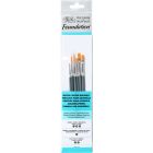 Winsor & Newton Foundation Aquarel penselen set van 6 stuks