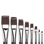 Winsor & Newton Galeria Acrylverf Penseel - plat kort met lange steel