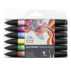 Winsor & Newton Promarker Watercolour Floral set van 6 aquarelstiften