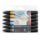 Winsor & Newton Promarker Watercolour Sky set van 6 aquarelstiften