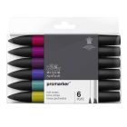 Winsor & Newton Promarker set van 6 Diepe tinten