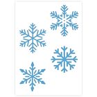 Sneeuwvlokken Sjabloon in 3 maten