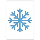 Sneeuwvlok Sjabloon in 3 maten